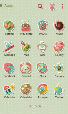 Easter GOLauncher EX Theme android App screenshot 1